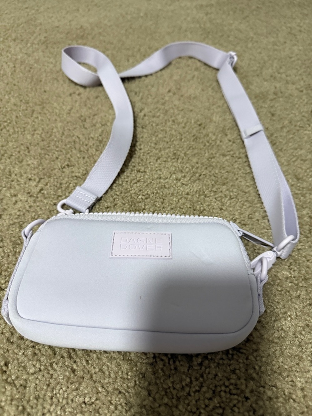 Dagne Dover Small Crossbody Bag in Pale Lilac
